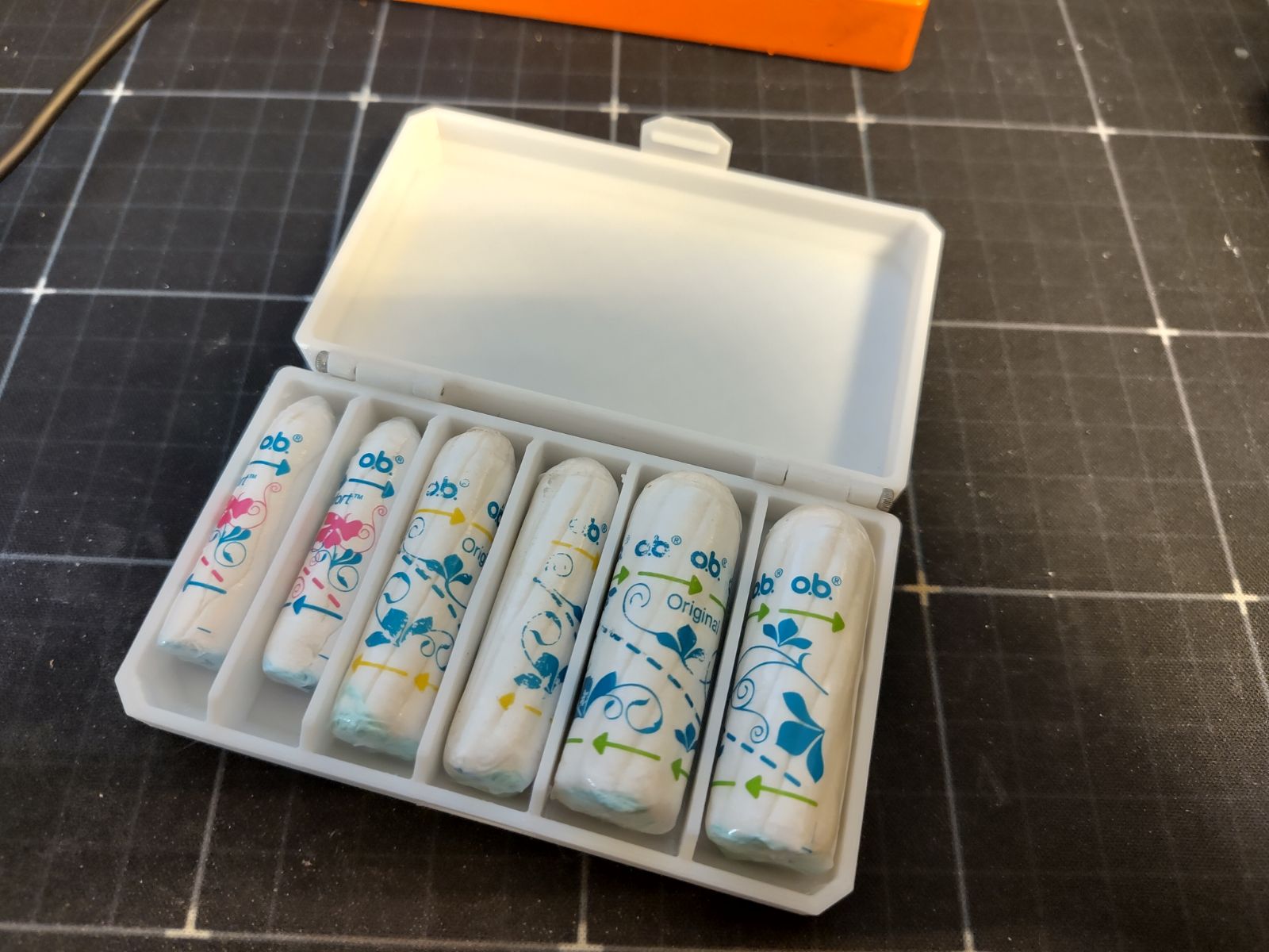 Tampon box various sizes