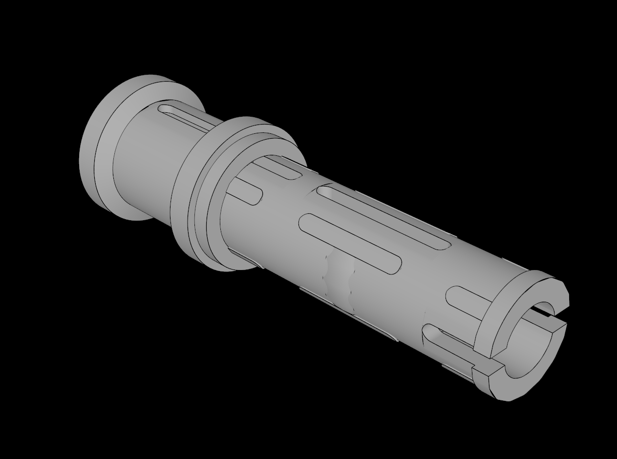 Lego Compatible (32054.dat) Technic Pin Long with Stop Bush