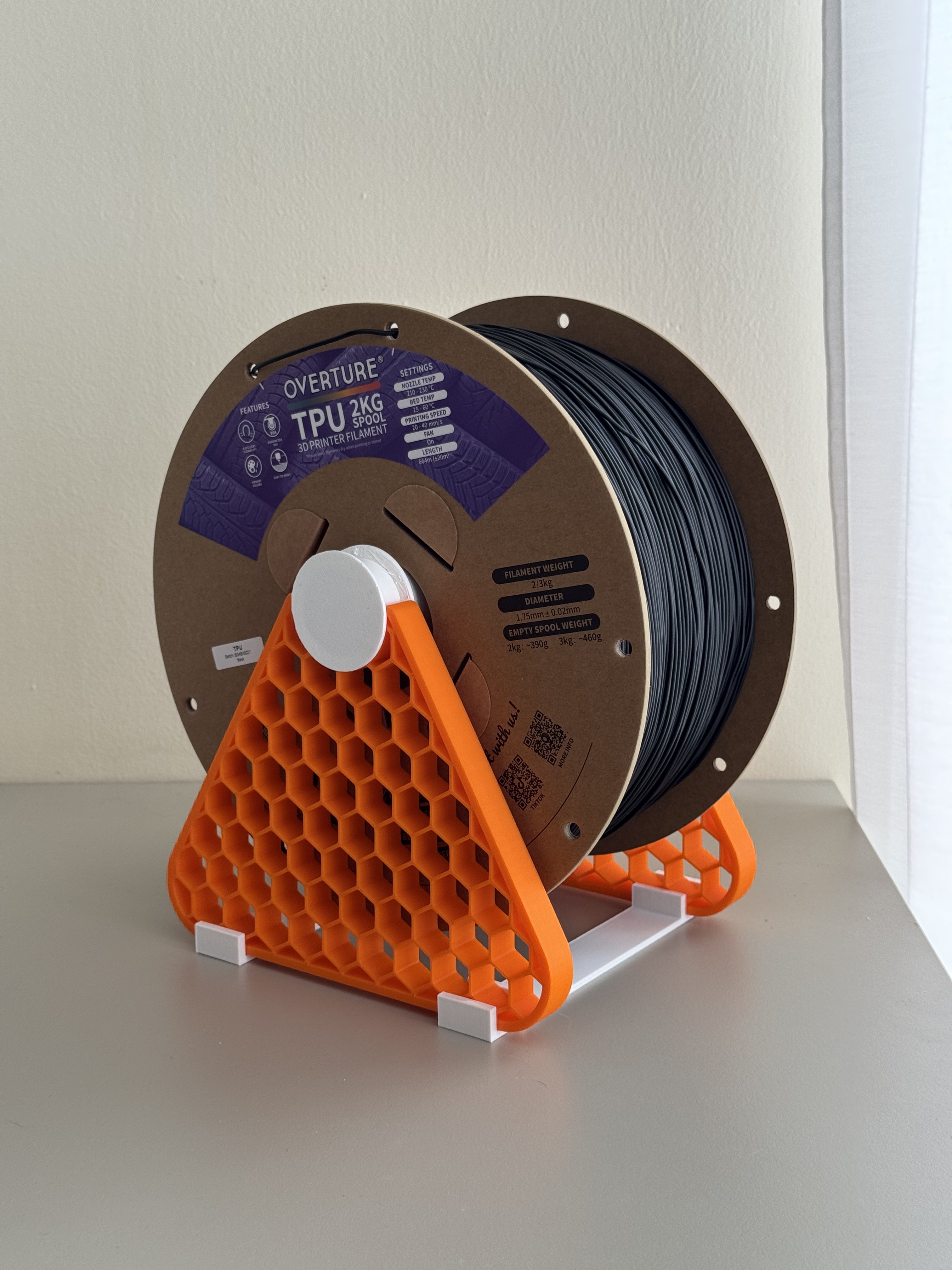 2kg Spool Holder base+shaft modification