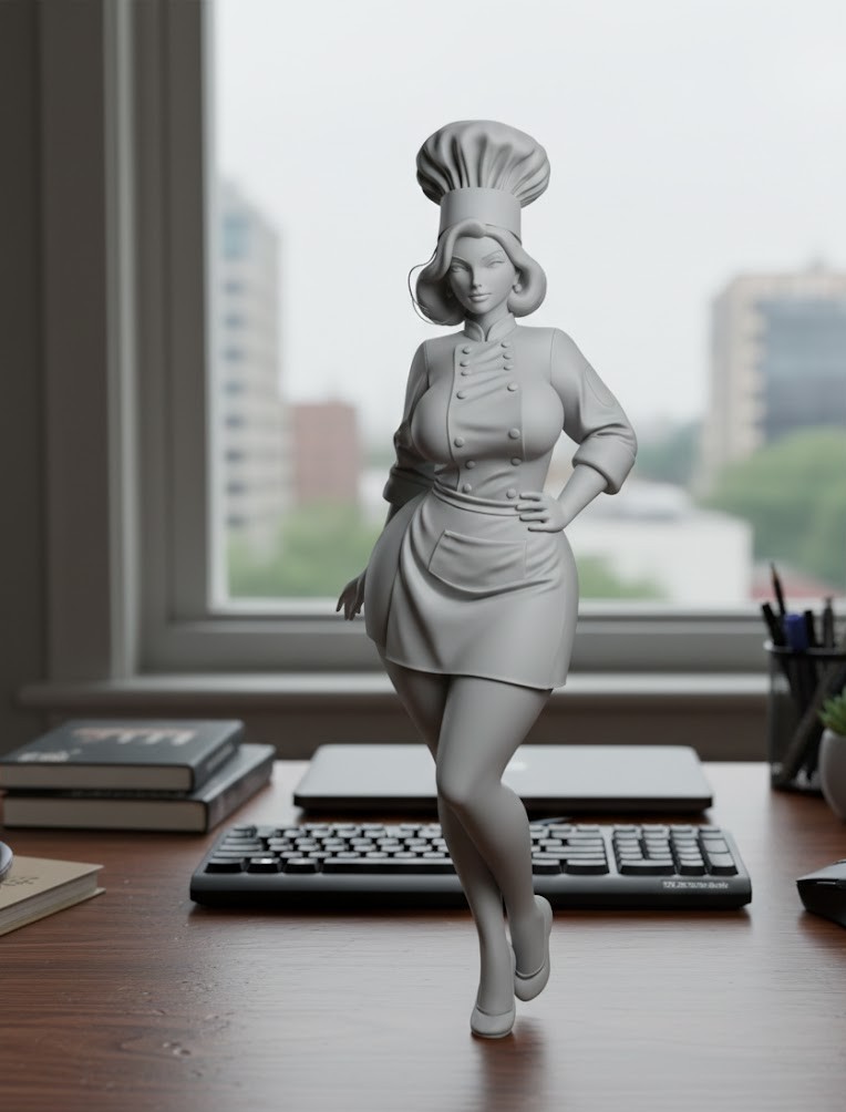 sexy woman chef