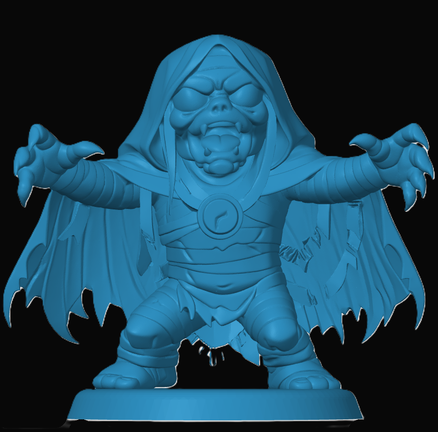 Miniatura 3 do modelo 3D Mumm-Ra Inspired Chibi