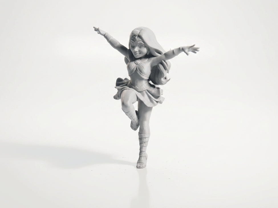 Esmeralda Dancing Figurine Cartoons 3D Printable