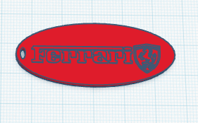 FERRARI F1 KEYCHAIN