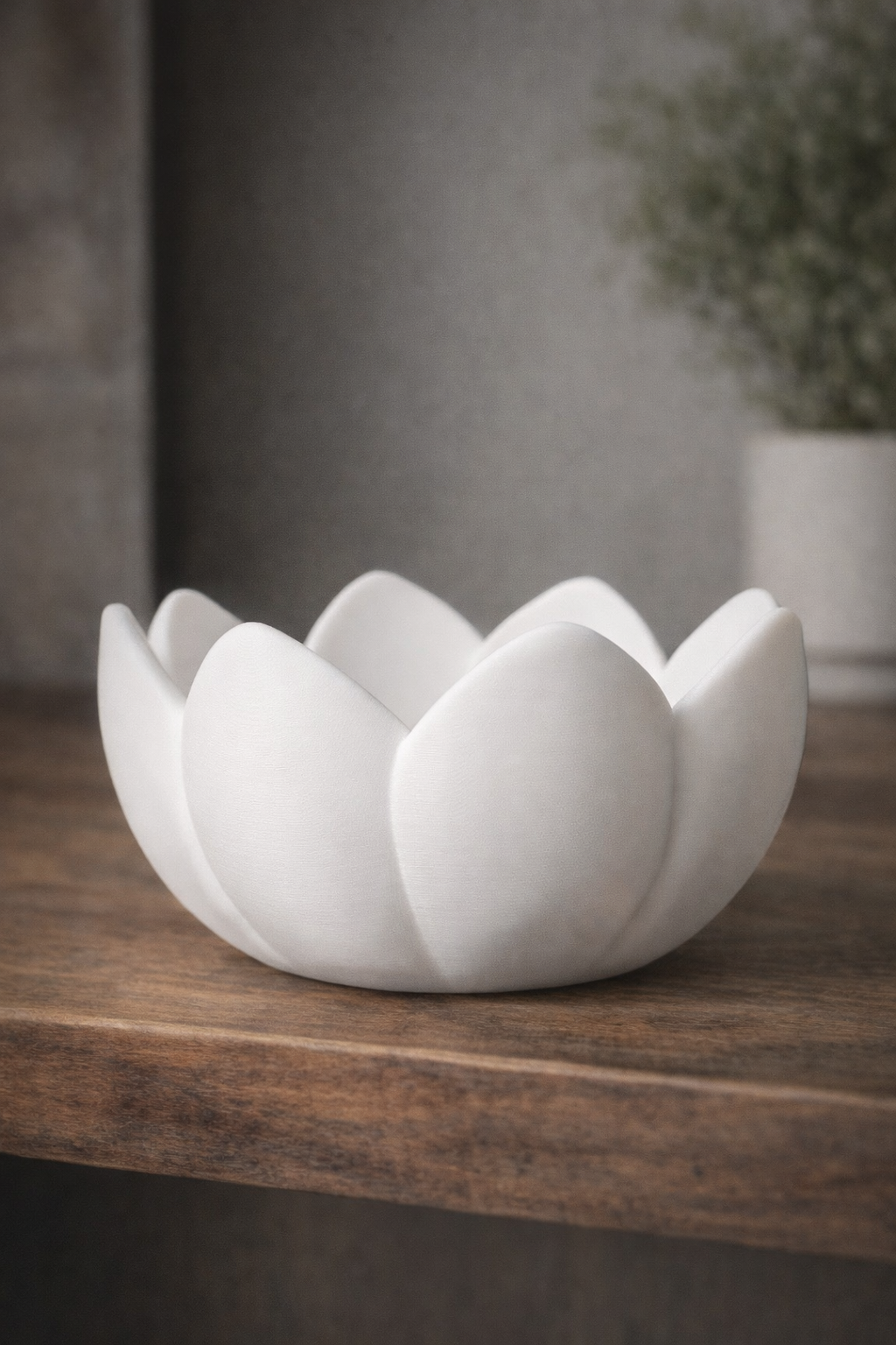 Lotus Bowl – Elegant 3D Printed Decorative Dish