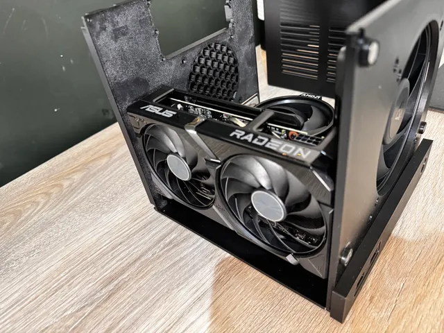SFX Steam Machine 5mm wider and longer remix to support 9060xt Asus Dual
