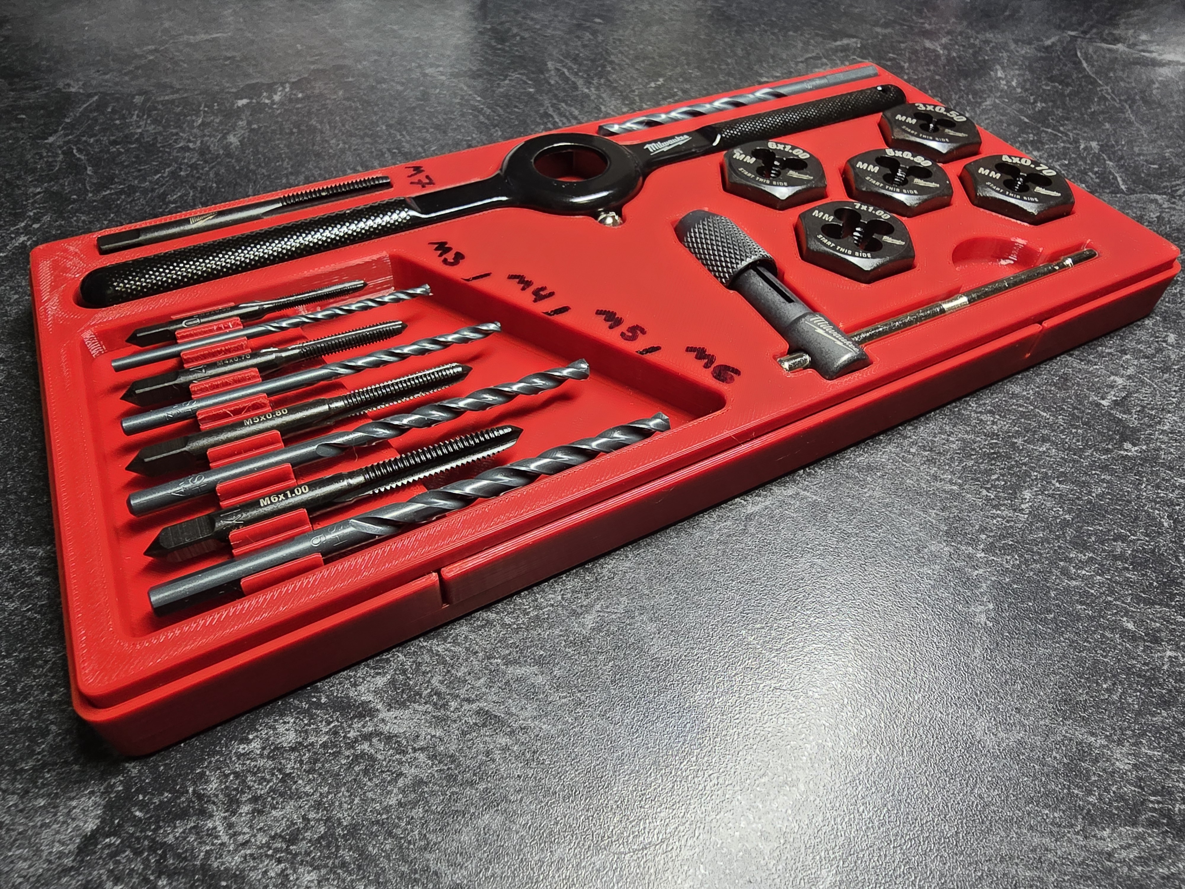 Tool Case for Milwaukee Metric Tap and Die Set