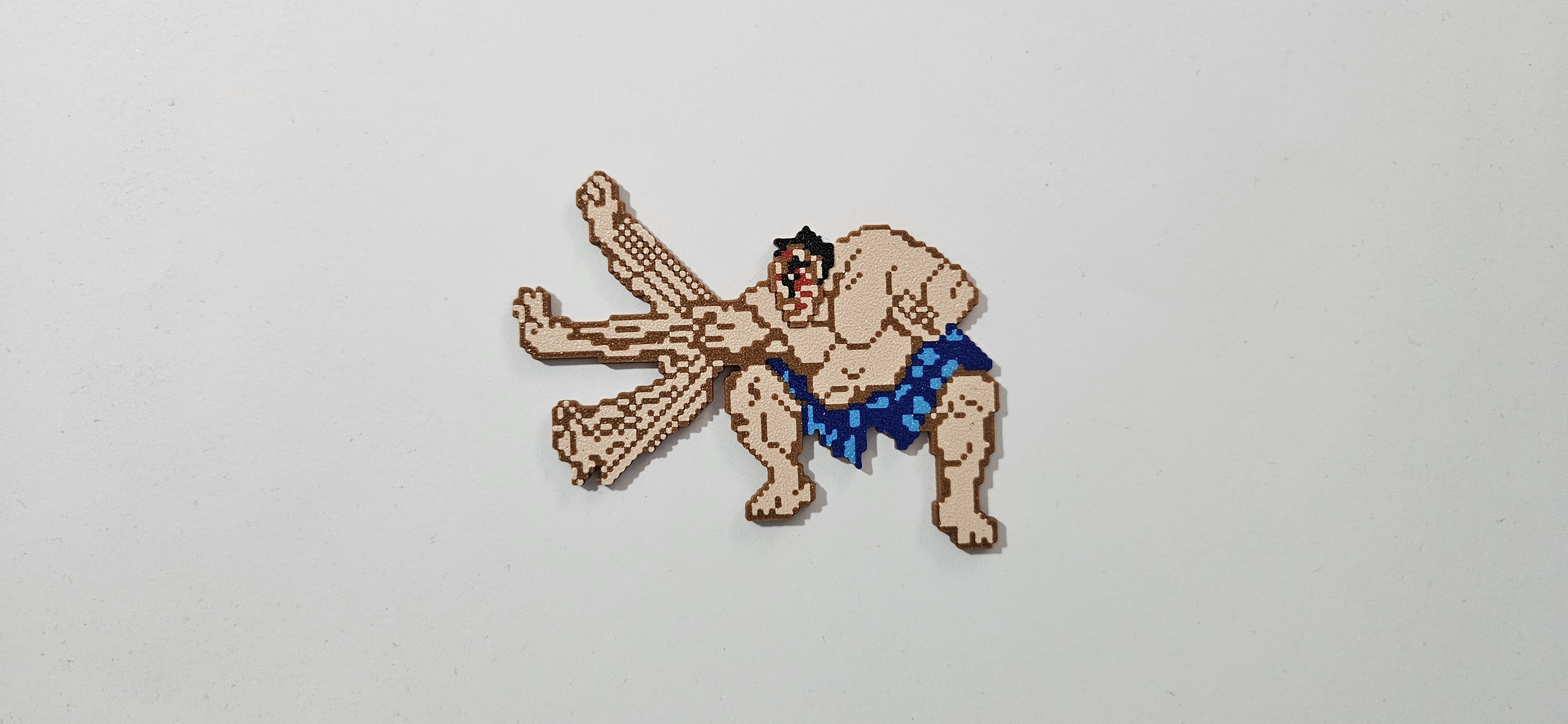 E_Honda SF2- Classic Edition (Diorama & Keychain) — thumbnail 2