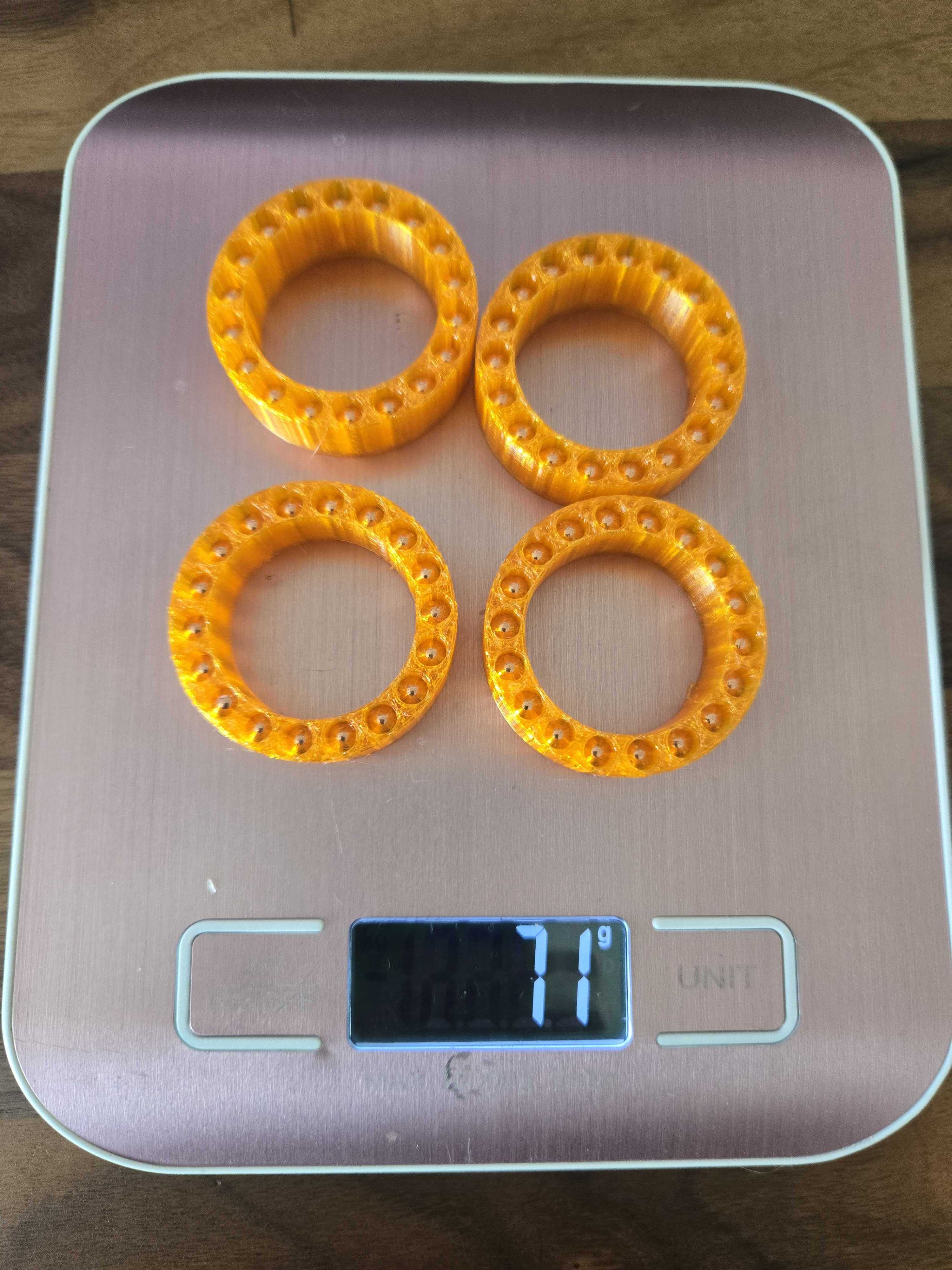 SCX24 BB Wheel Weight Inserts