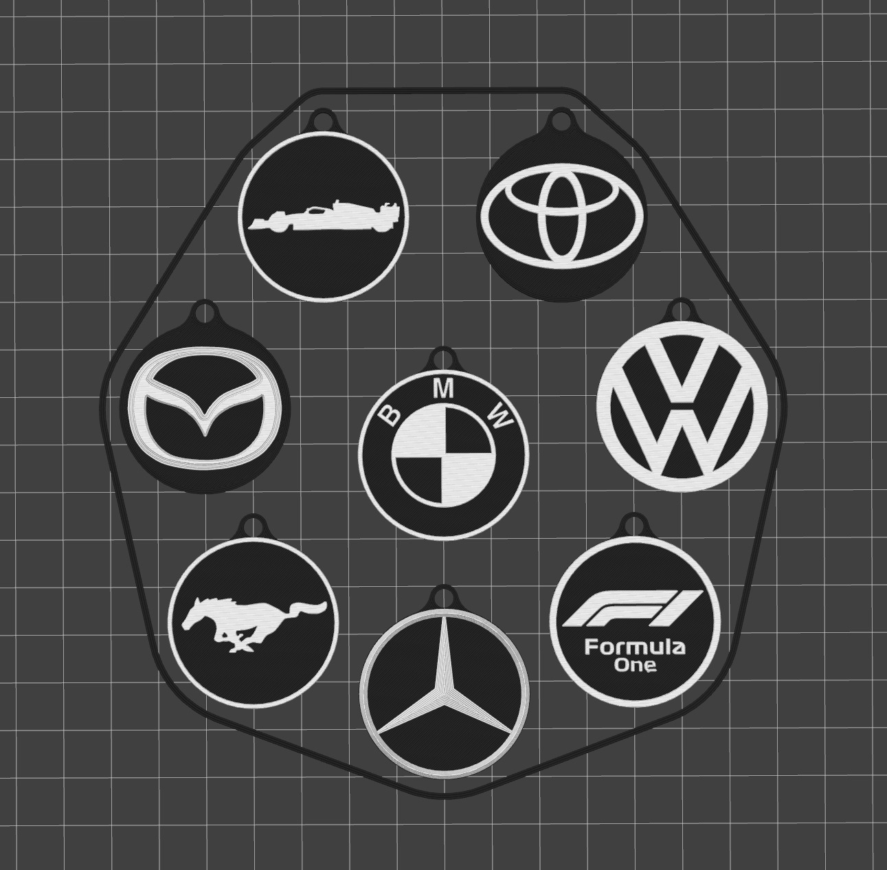 Car Logo Keychains — thumbnail 2