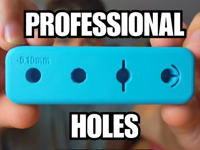 Hole Calibration Pack – Vertical / Horizontal / Floating Hole Tests (Parametric Fusion 360 File)