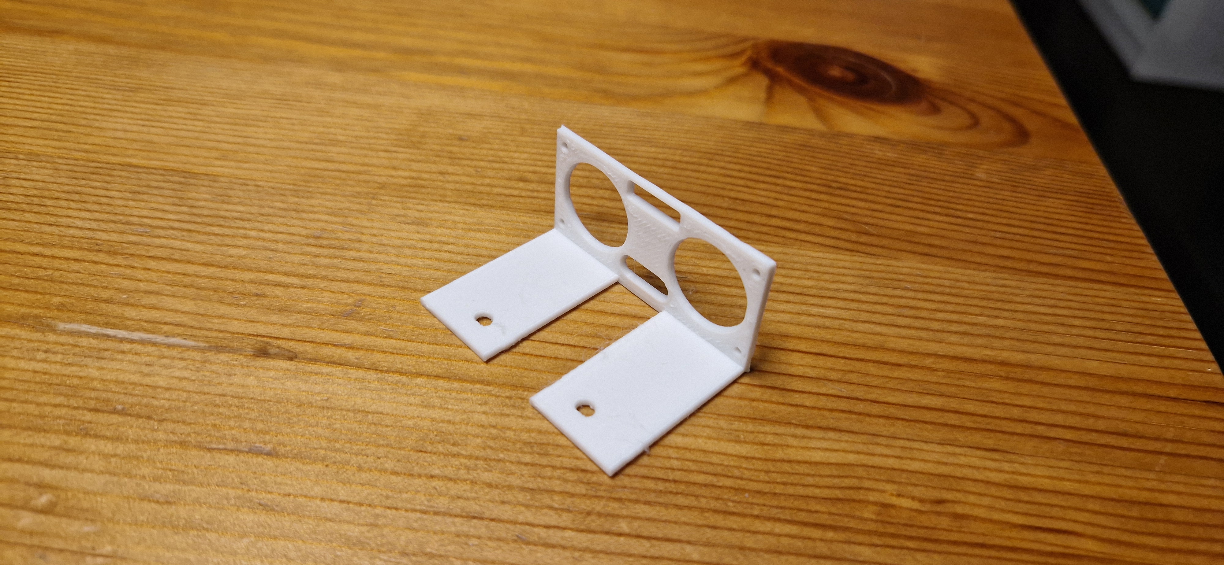HC-SR04 ultrasonic sensor bracket (to fit on chinese robot car)