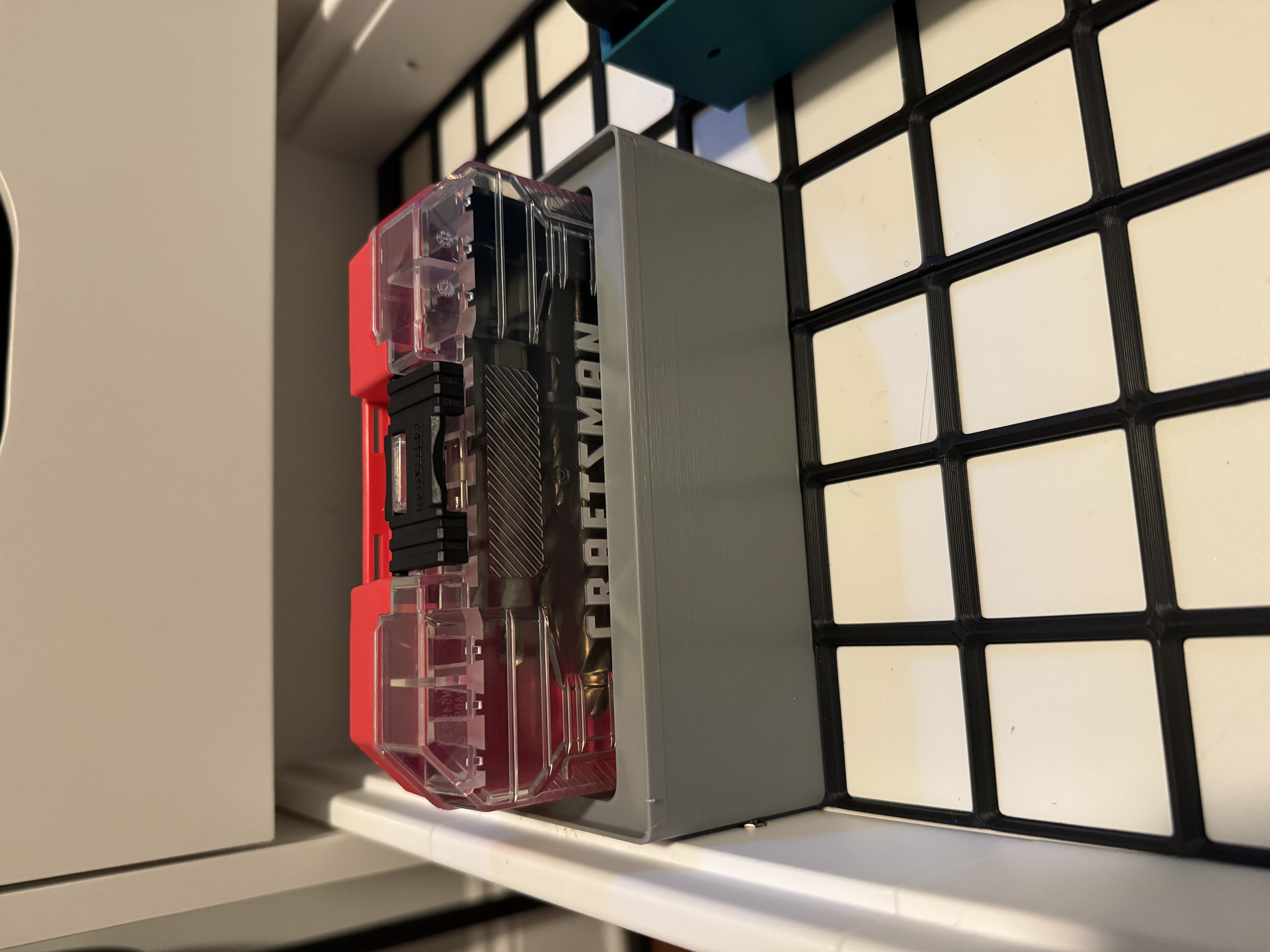Gridfinity 2x4 Craftsman Drill Bit Holder