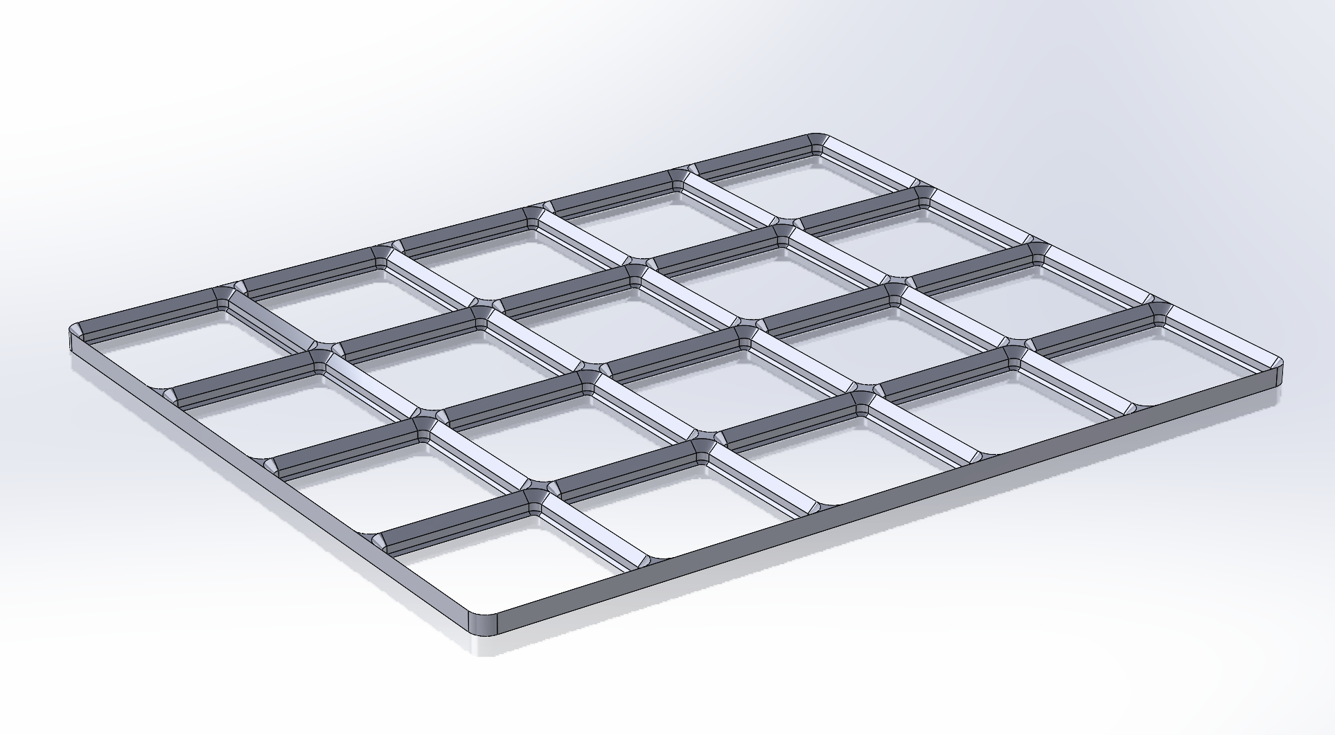 Gridfinity Base - Solidworks Parametric — miniatura 2