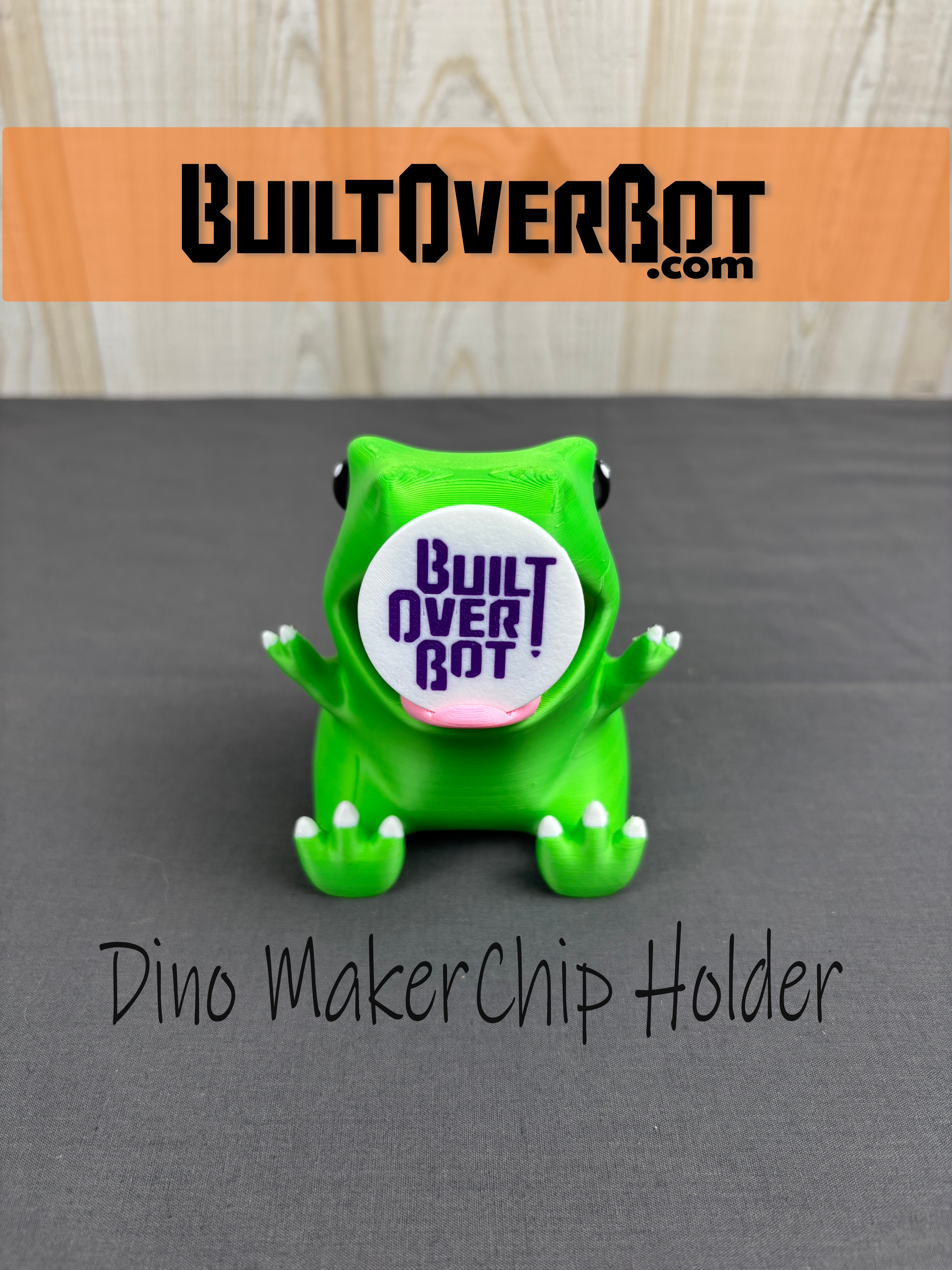 Dino MakerChip Holder