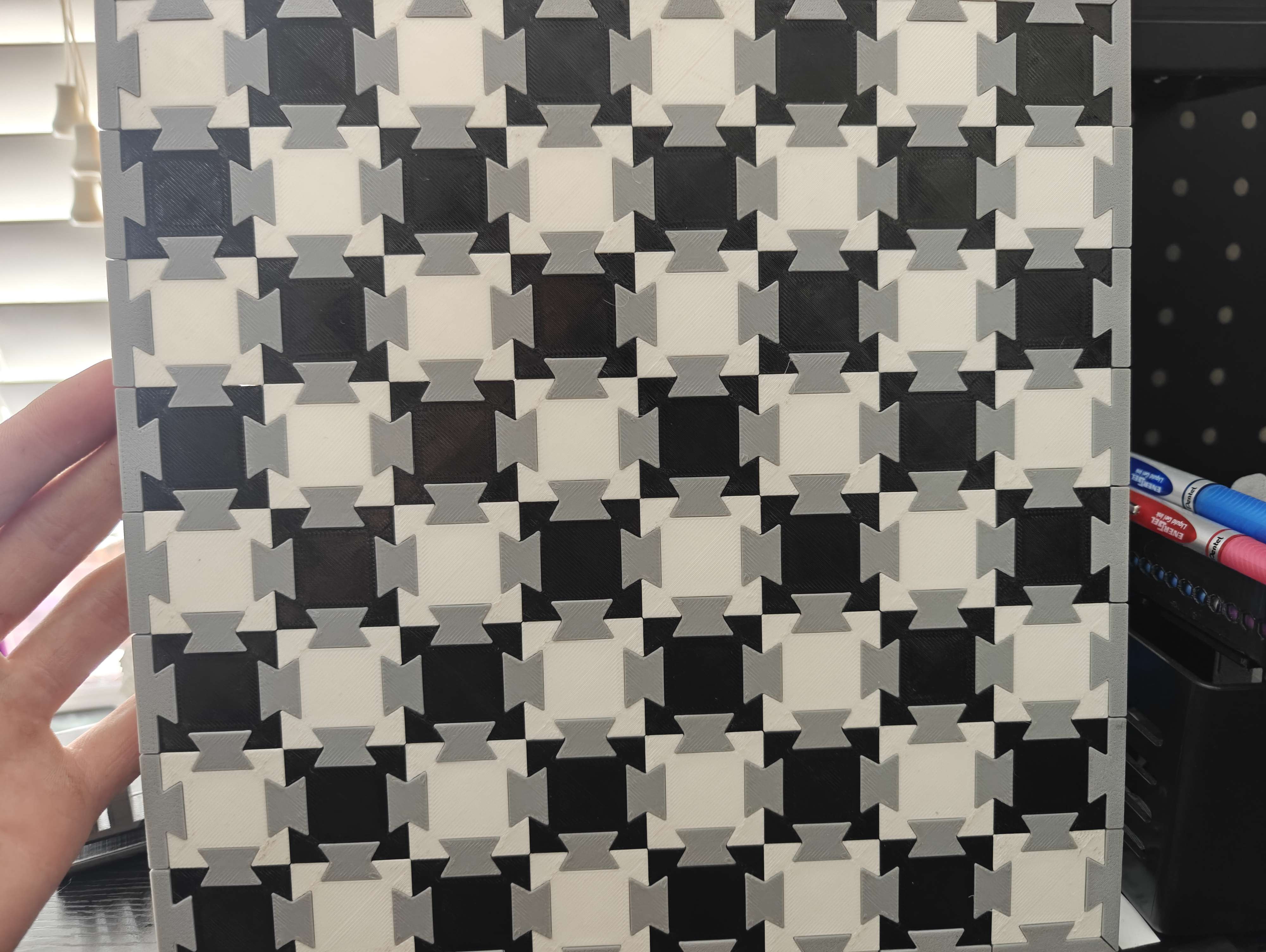Modular Chess Board 3D model