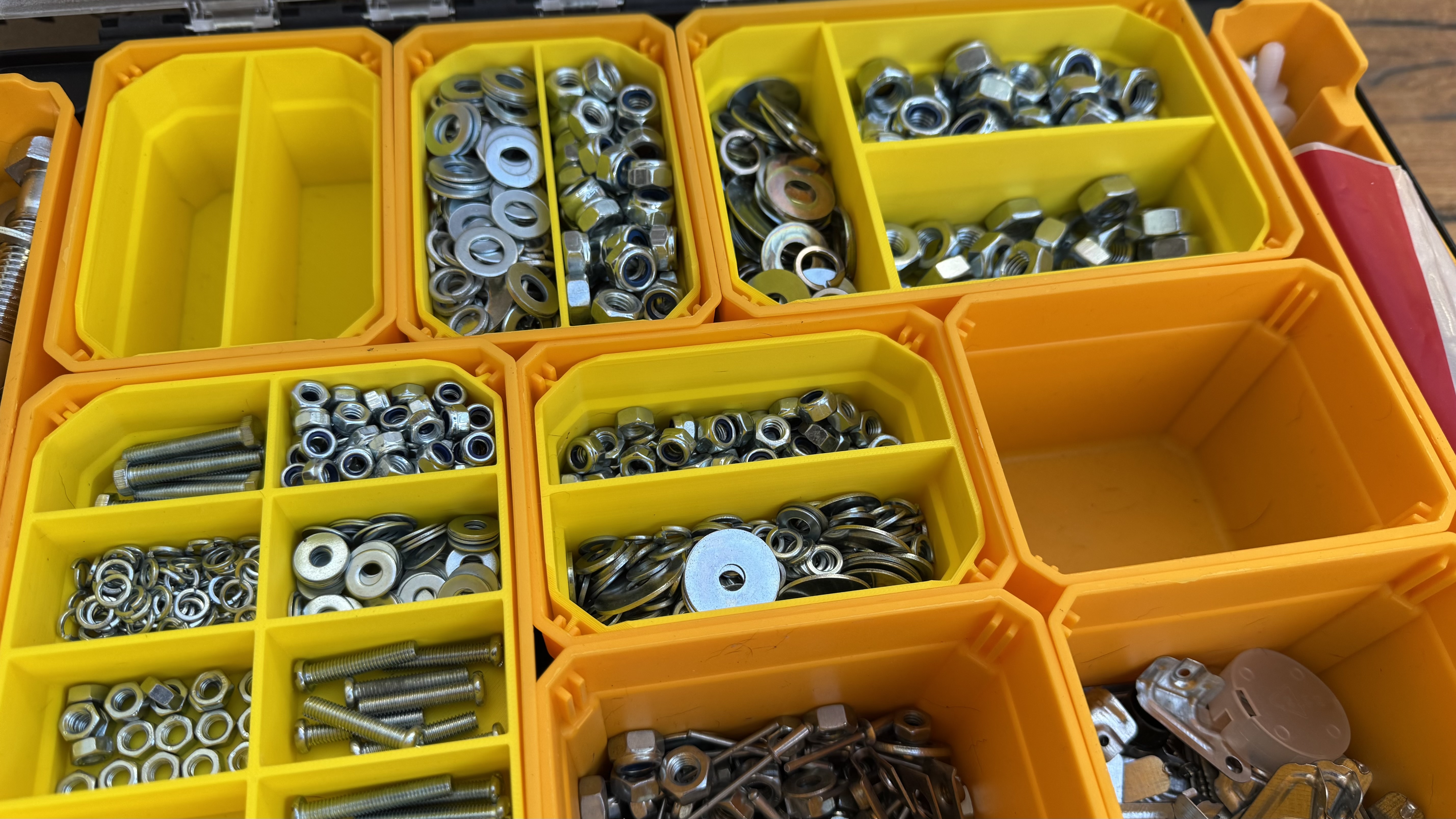 Dewalt TSTAK organiser inserts (should fit some other Stanley / Black & Decker products)