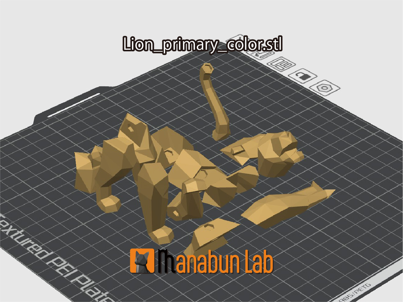 Low Poly Lion Puzzle — miniatura 10