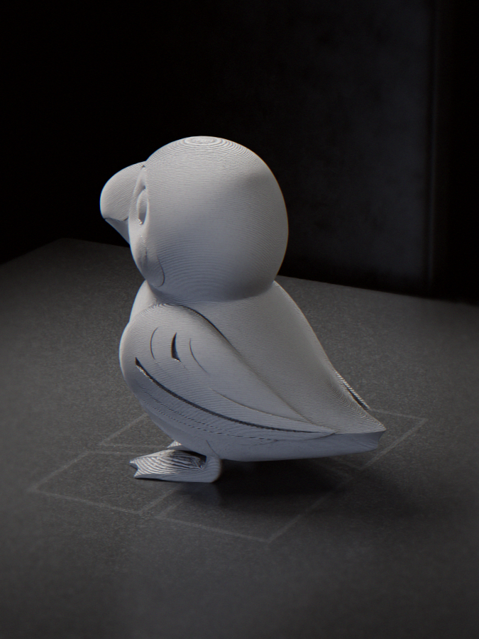 Cute Bird Figurine Animal 3D Printable 3D model