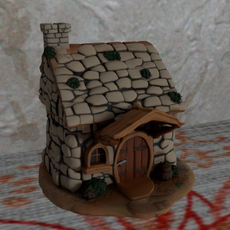 TTRPG Dwarf Cottage Nosupport FDM Friendly
