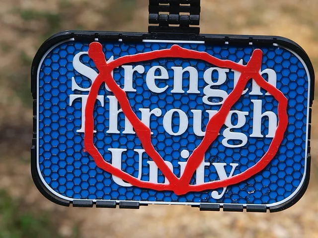 V for Vendetta / Strength through Unity sign