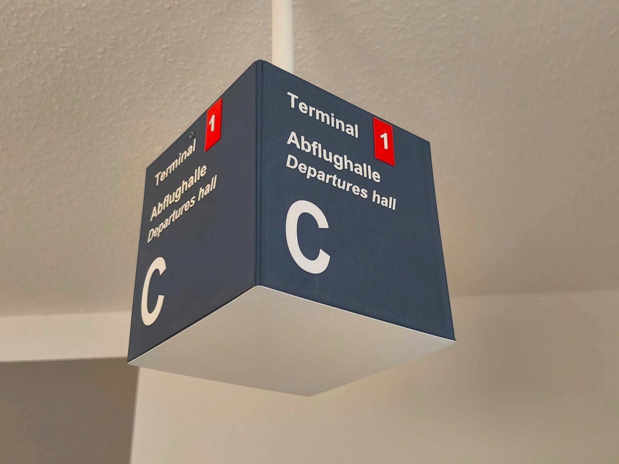 Terminal C Beschilderung