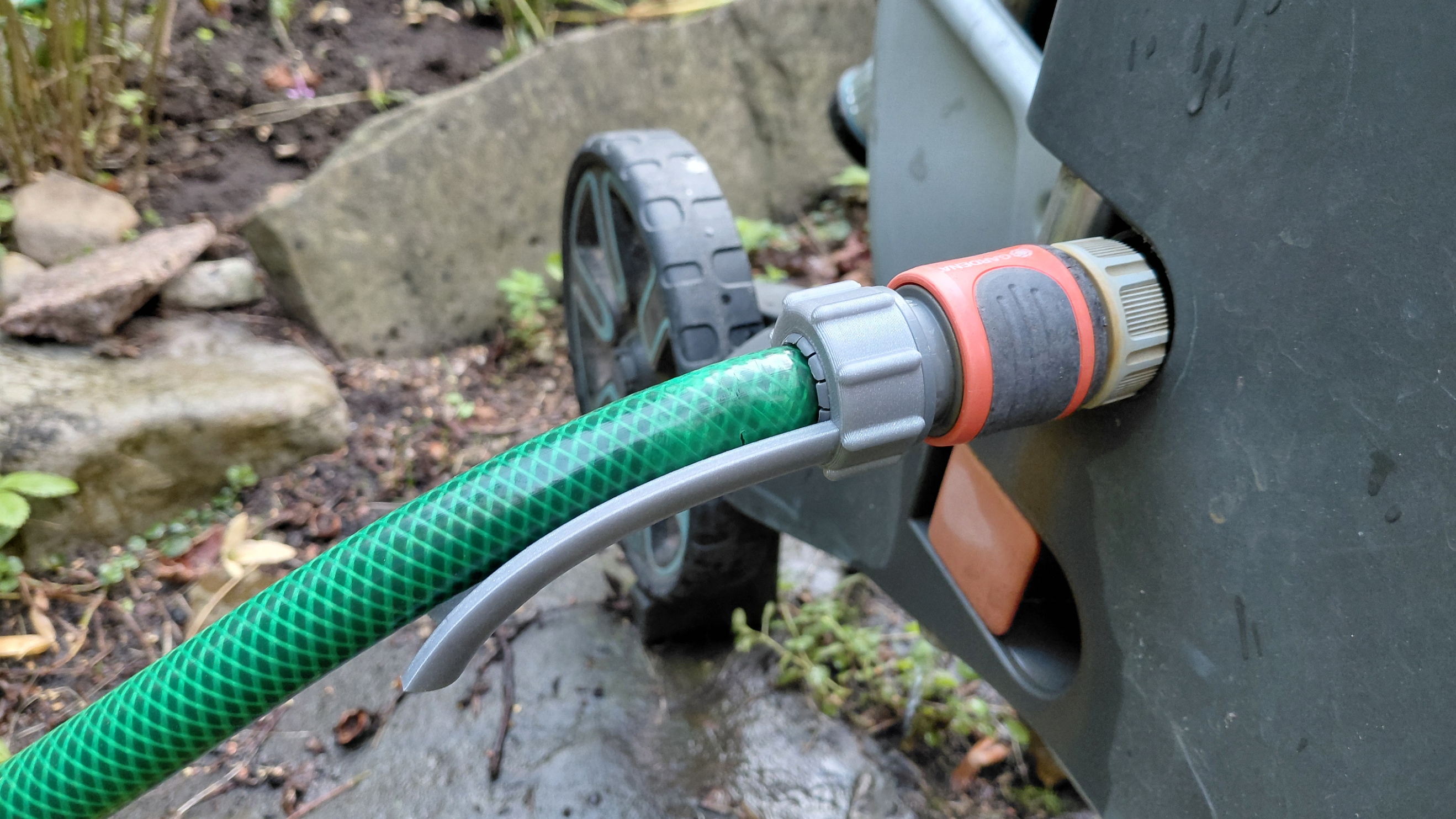 Gardena Spannmutter für 1/2" Schnellkupplung mit abgerundetem Knickschutz