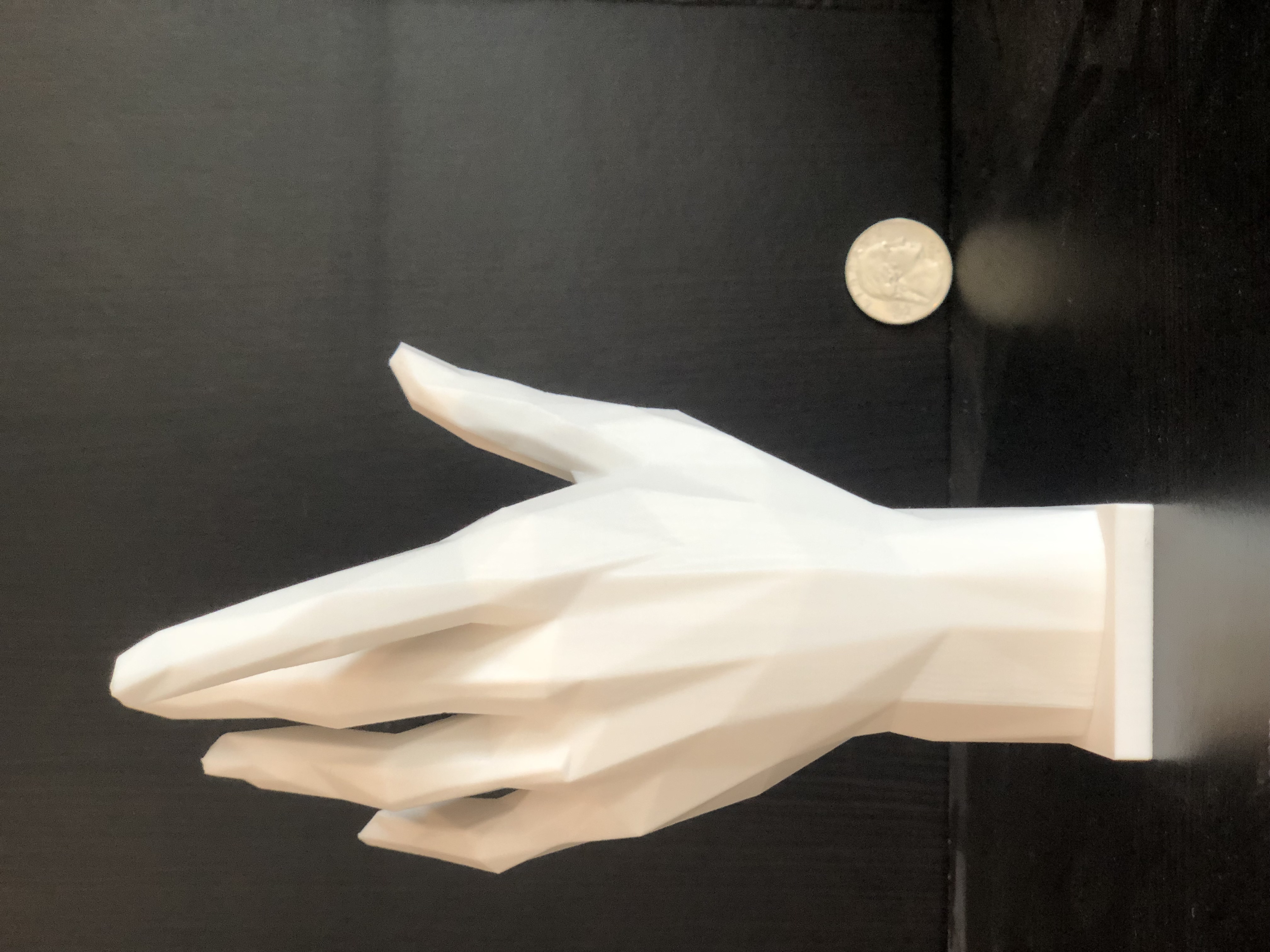 low poly hand