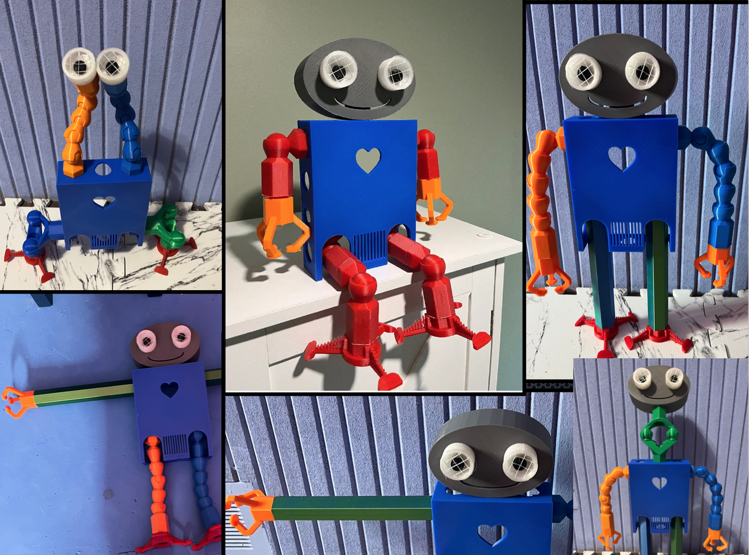 Bolt and Nut Robot Building Toy