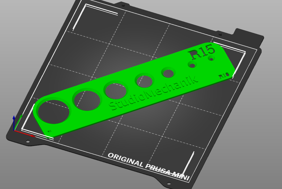 Ruler for accurate circle drawing