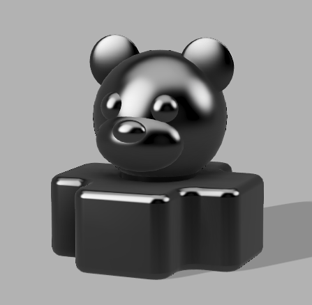 Bear figure for polesie toy - Фигурка крестик в домик полесье