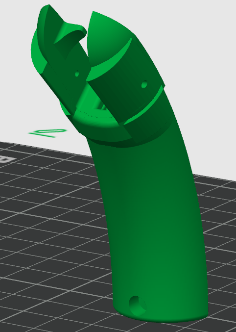 SoundCore Life Q35 - remix to add holes for hooks and reinforced tip