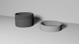 Screw Cap for 43mm Tube