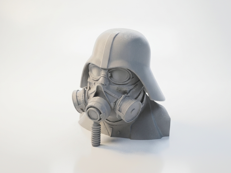 Masked Man Bust Dystopian Collectible 3D Printable
