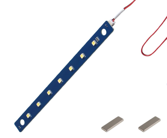 Magnetic LED strip mount