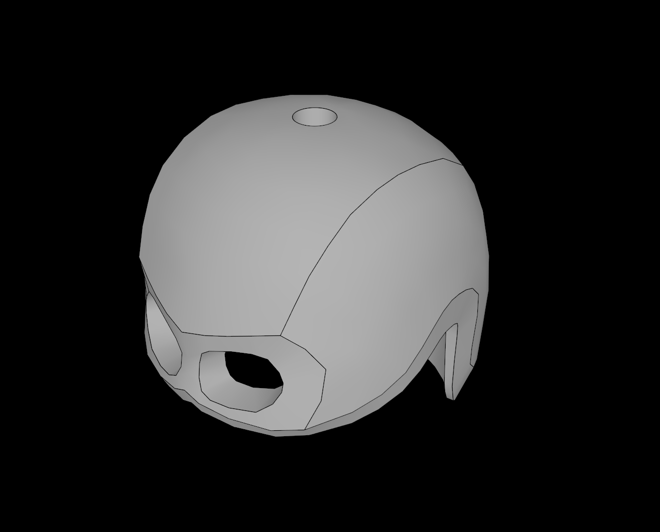 Lego Compatible (49556.dat) Minifig Helmet with Mask