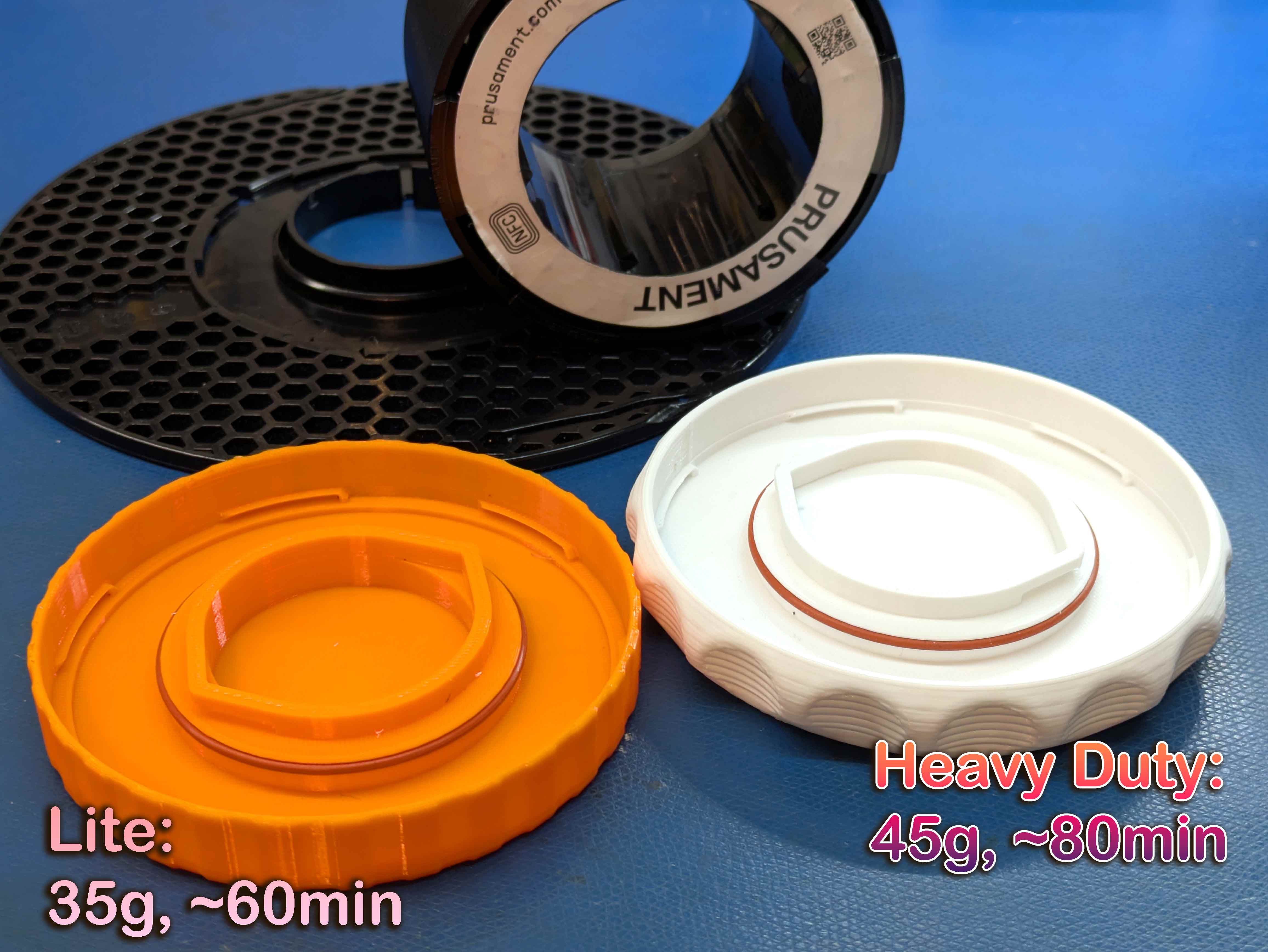 Weather-Tight Container Caps and Couplers for Twist-Locking Prusament Spools — thumbnail 6