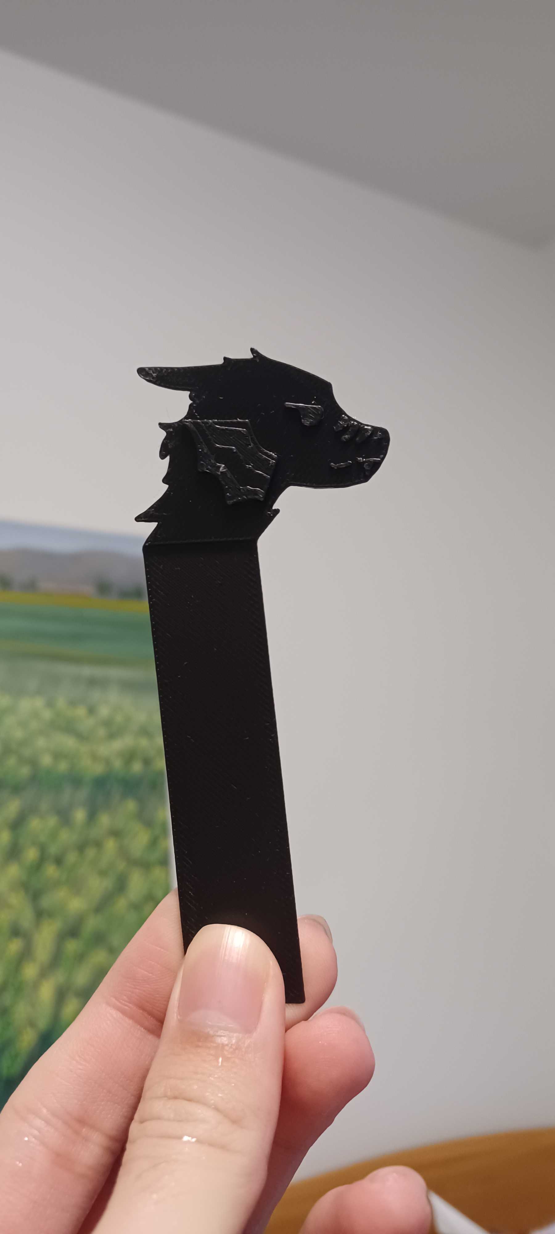 Miniatura 2 do modelo 3D Dragon Bookmark