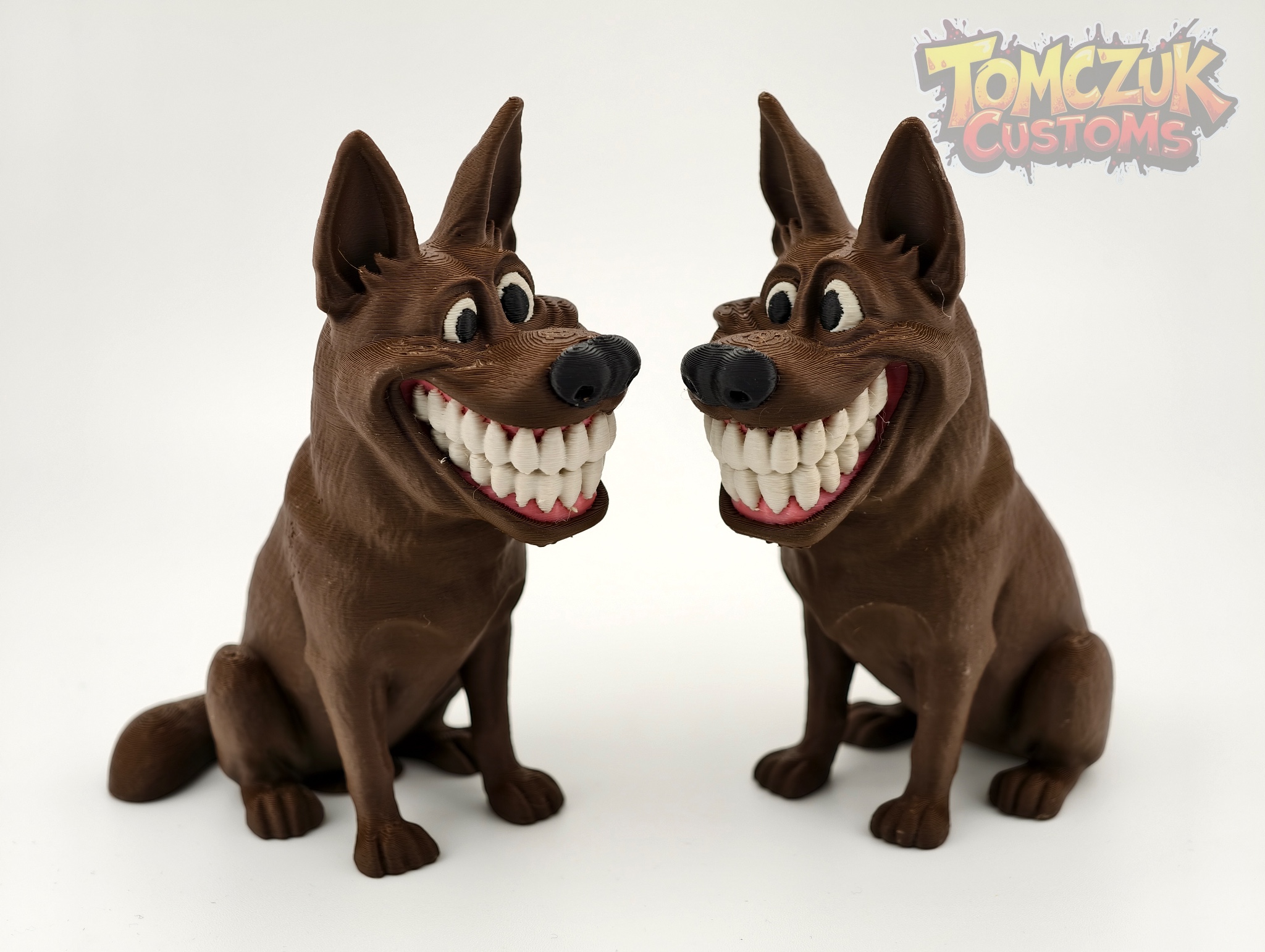 Funny German Shepherd (Multicolor Figurine)