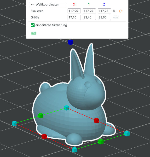 Miniatura 2 do modelo 3D Mini Osterhase