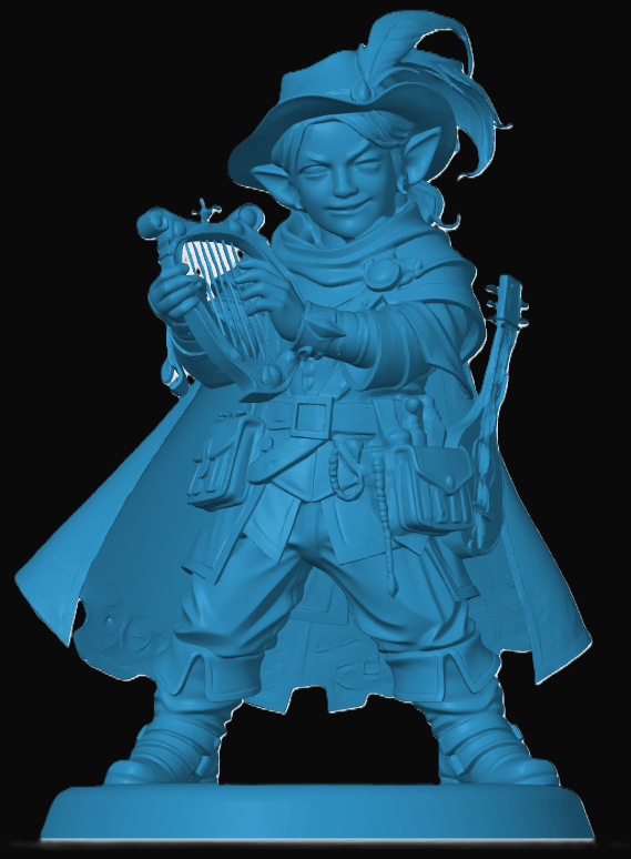 Miniatura 3 do modelo 3D Gnome Bard