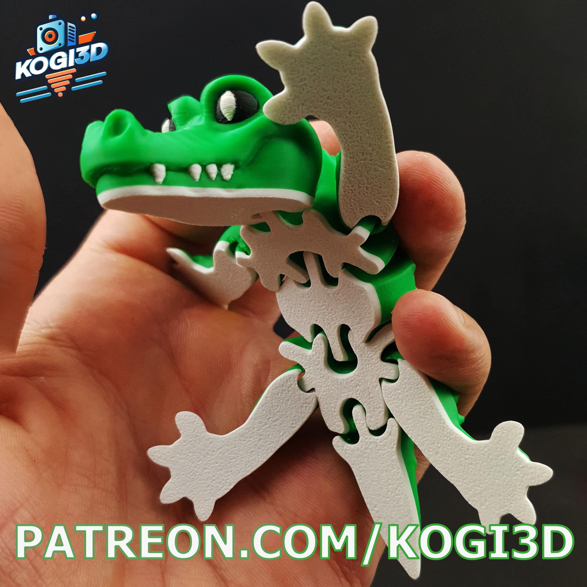 Articulated Crocodile