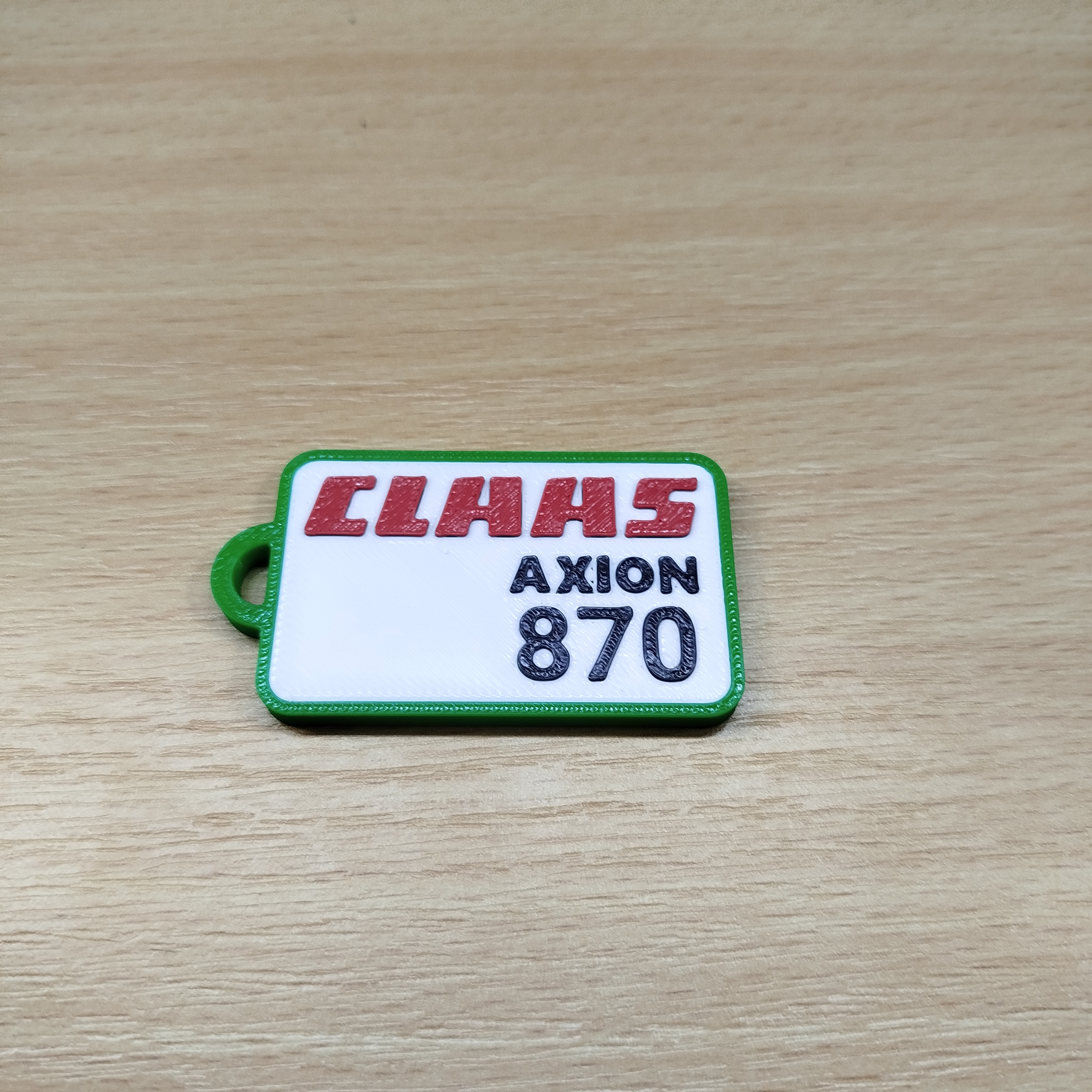 Claas Axion 870 keychain