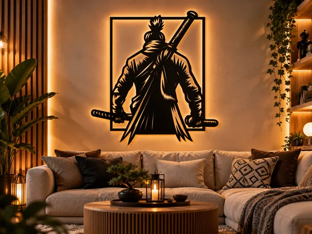 WallArt - Samurai Japan Warrior 007