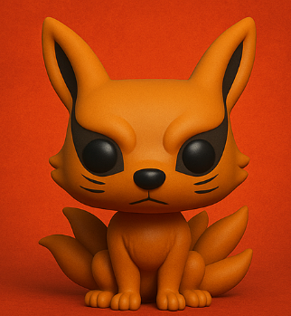Kurama but 11 Tails from Naruto as Funko pop