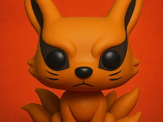 Kurama but 11 Tails from Naruto as Funko pop
