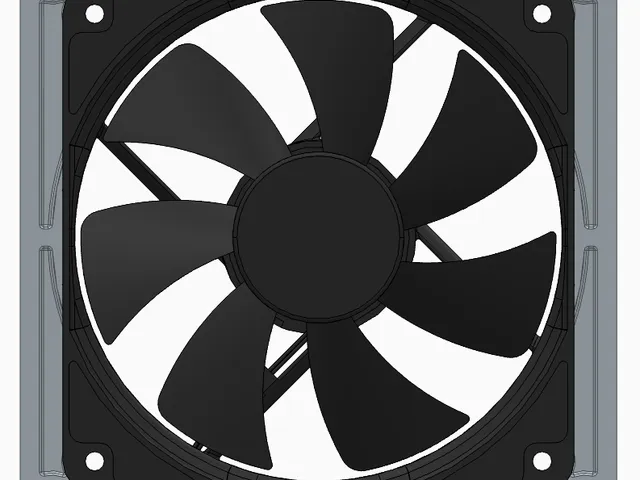120mm Fan Center Adapter to 140mm Case V2