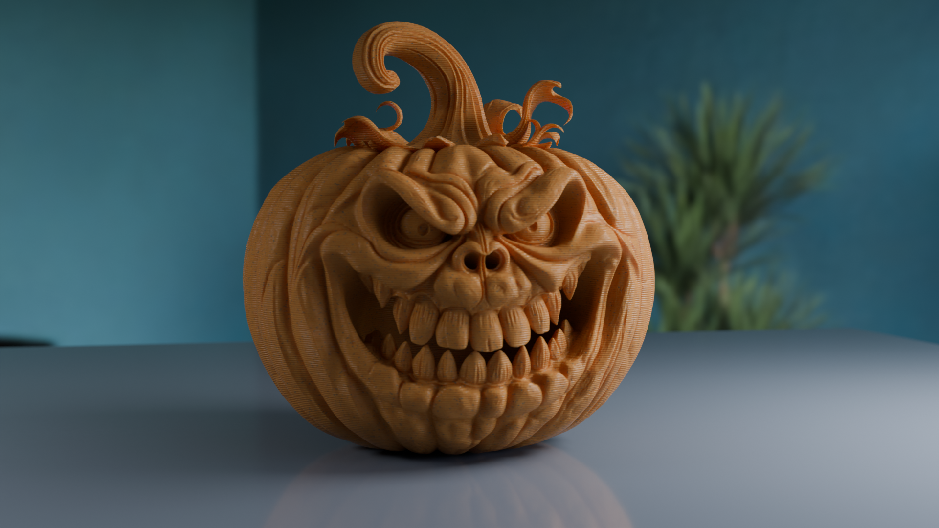 Monster Halloween Pumpkins