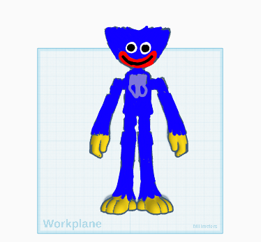 Huggy Wuggy movable figure