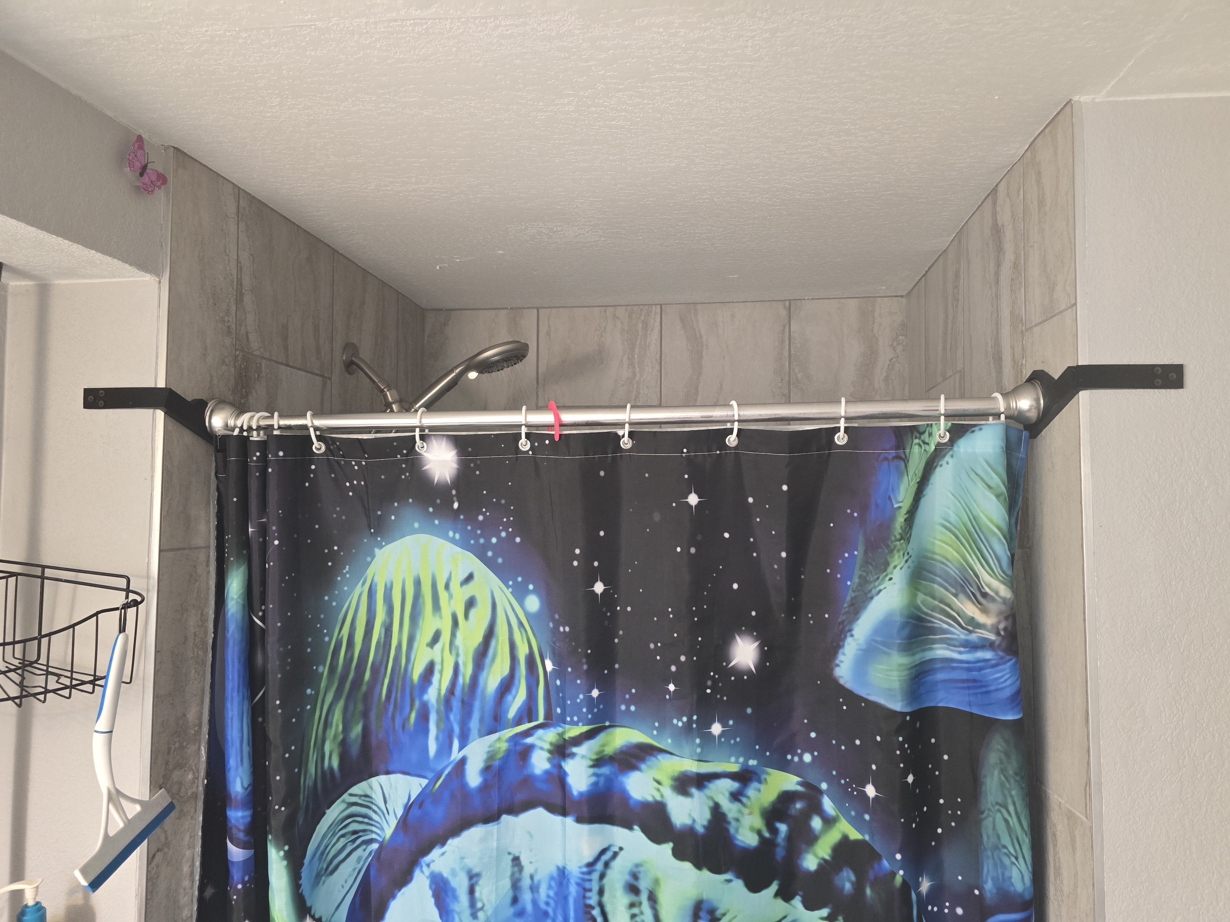 Shower Curtain Extended Holder