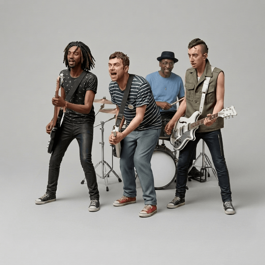 The Gorillaz - The Band - 1998